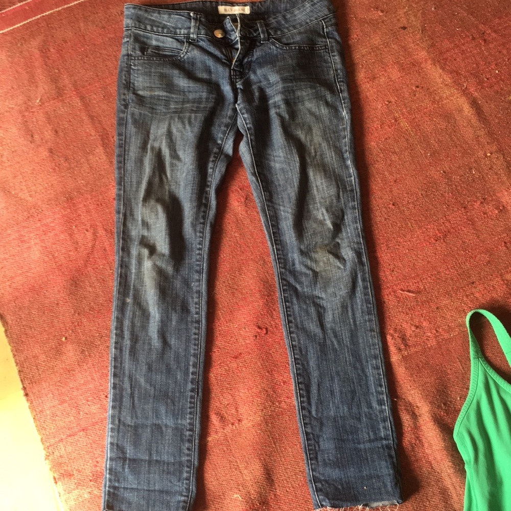 Wax light blue skinny jeans